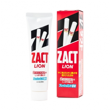 „LION ZACT” balinamoji dantų pasta, gaiviam burnos kvapui, skirta rūkantiems 150 g